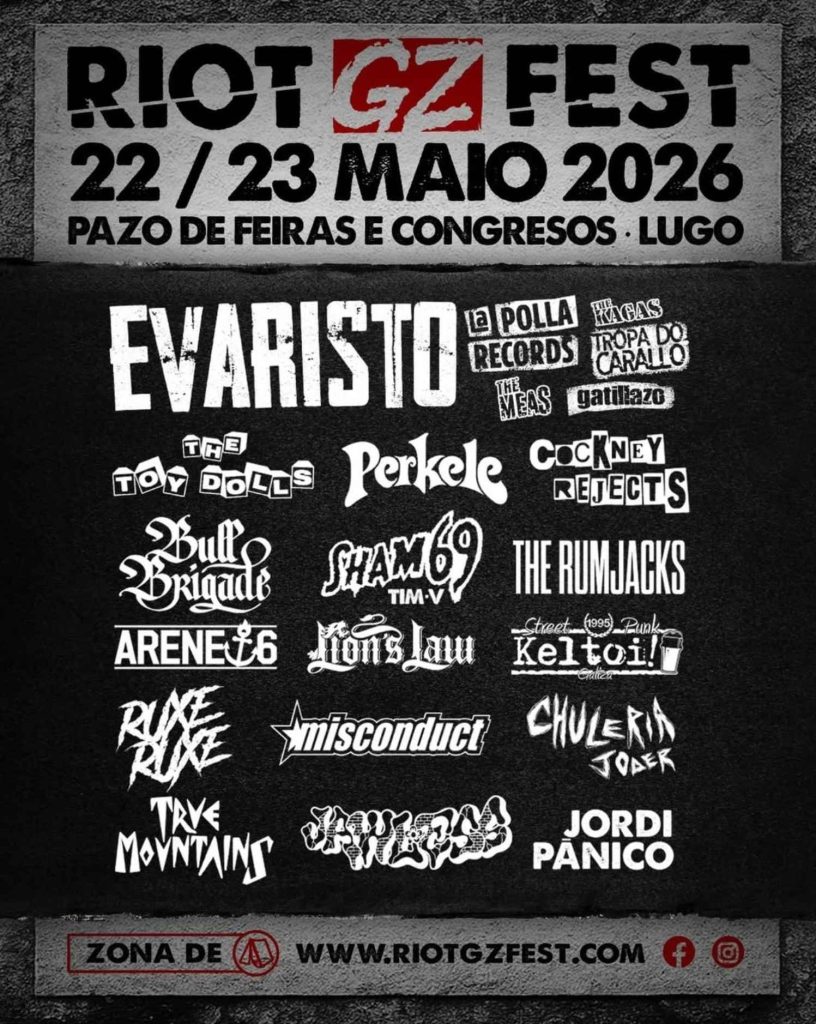 cartel do riot gz fest 2026 que terá lugar no pazo de feiras e congresos de lugo